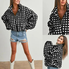 Gijon Check Fleece Jacket