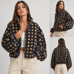 Gijon Check Fleece Jacket