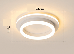 Gold LED Flush Mount Ceiling Light – Modern Design for Living Room and Bedroom