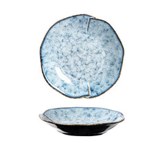 Handcrafted Reactive Glaze Plates – Unique Artisan Design for Stunning Table Presentation