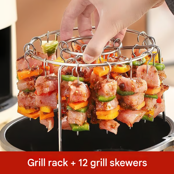 🥩Air Fryer Barbecue Grill Vertical Barbecue Kebab🍤