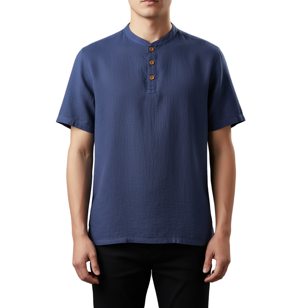 Kyoto Breeze Linen Shirt