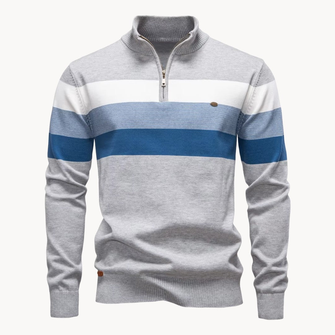 Lazio Knit Quarter Zip Sweater