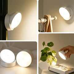 LED Motion Sensor Wall Light – Energy-Efficient Indoor Lighting with Adjustable Direction