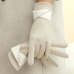 Liora Women's Leather Gloves | Warm Suede Lining, Tailored Fit