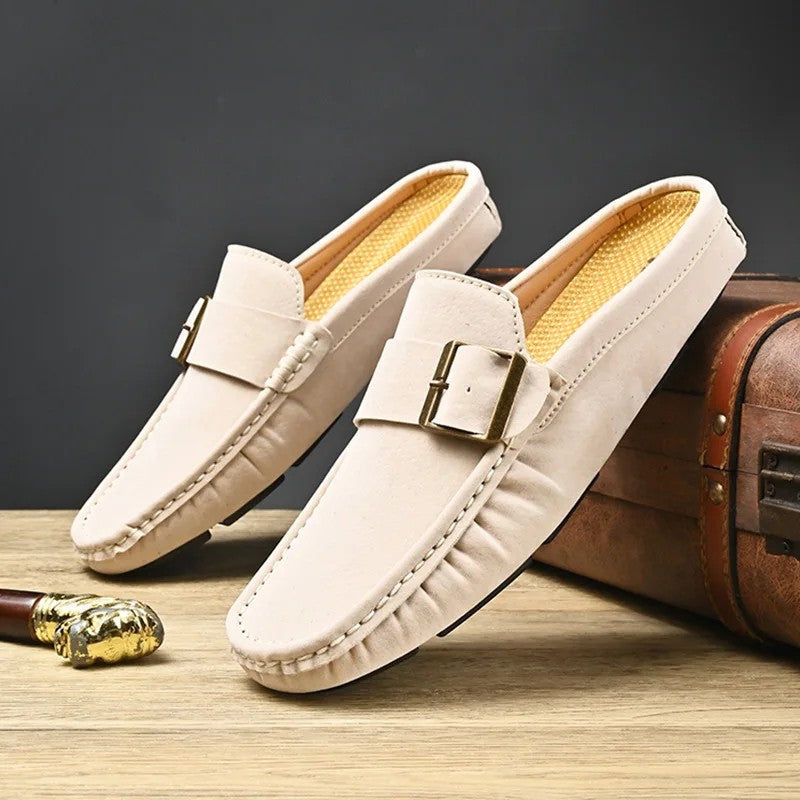 Marchetti Leather Mule Loafer