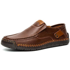 Marlo Leather Slip-On Shoes | Padded Insole, Easy Everyday Wear