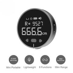 Measure everything in the blink of an eye, without a bulky Electronic Ruler Rechargeable 8 Functions Rangefinder Portable HD LCD Screen Long Standby Multifunction Ruler