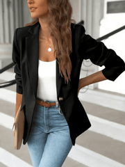 Modern Stretch Women's Blazer | Wrinkle-Resistant Office Jacket