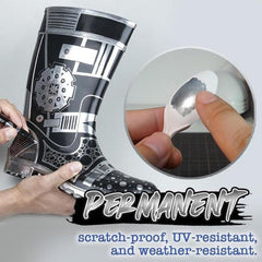 Molten Shine Metallic Marker Pen | Reflective Ink For Smooth Multi-Surface Art