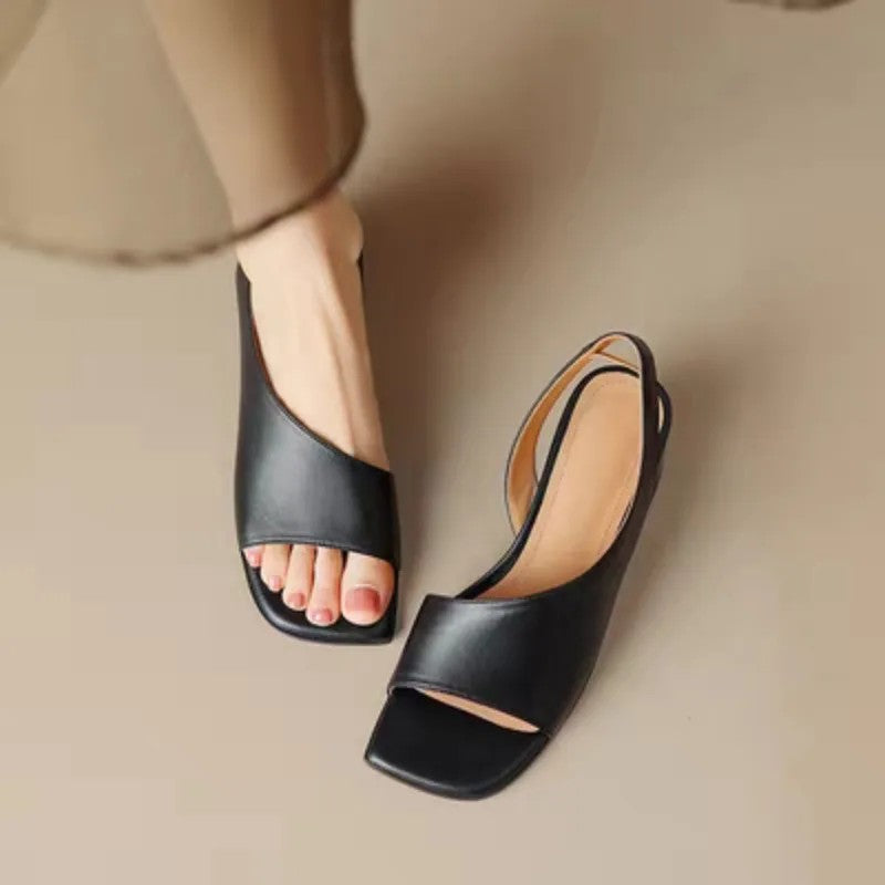 Monforte Metallic Block Sandals
