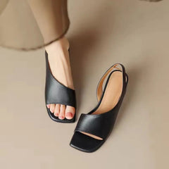 Monforte Metallic Block Sandals