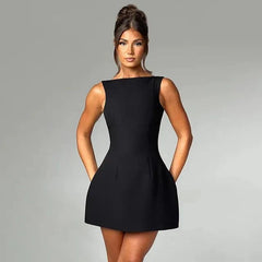 Monti Backless Mini Dress