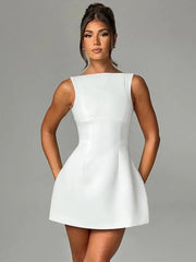 Monti Backless Mini Dress