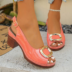 Montreux Patent Leather Sandals