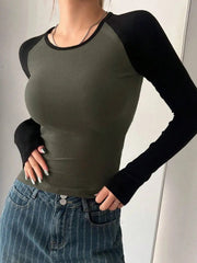 Odesa Color Block Raglan Tee