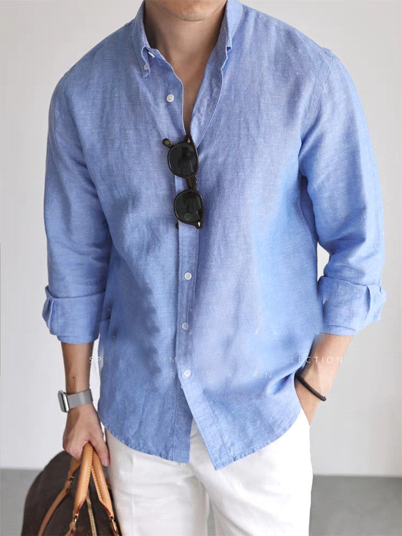 Odense Linen Work Shirt