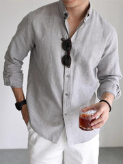 Odense Linen Work Shirt