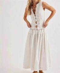 Solstice Eyelet Skirt Set