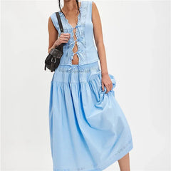 Solstice Eyelet Skirt Set