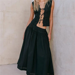 Solstice Eyelet Skirt Set