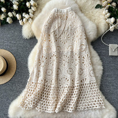 Solana Cotton Crochet Skirt