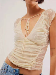 Solara Lace Trim Camisole