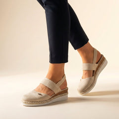 Olbia Slingback Wedge Sandals