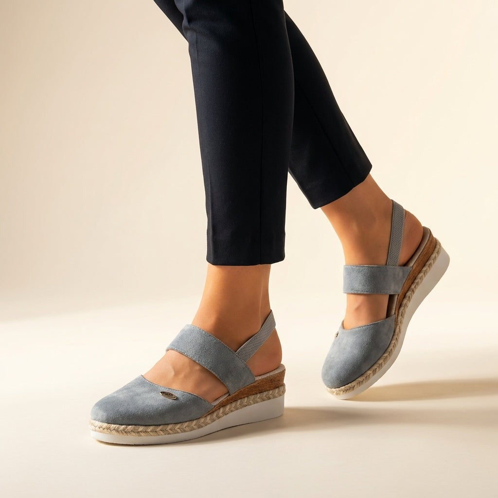 Olbia Slingback Wedge Sandals
