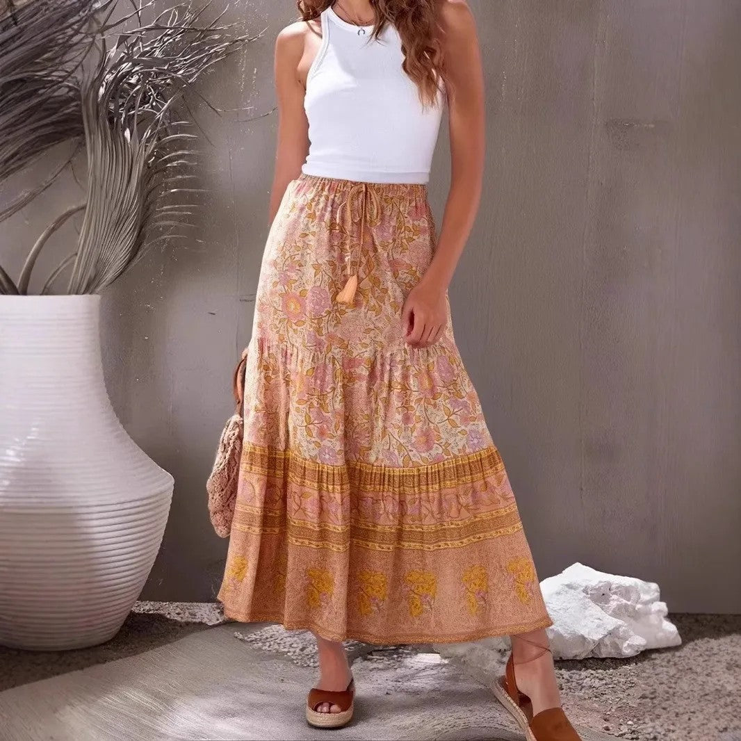 Otranto Floral Maxi Skirt