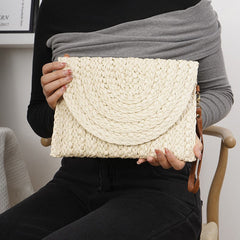 Palma Woven Clutch Bag