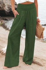 Perpignan Linen Wide-Leg Pants