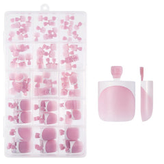 Petalia Press-On Toenails | Soft Gel Fit, Reusable 150-Piece Box