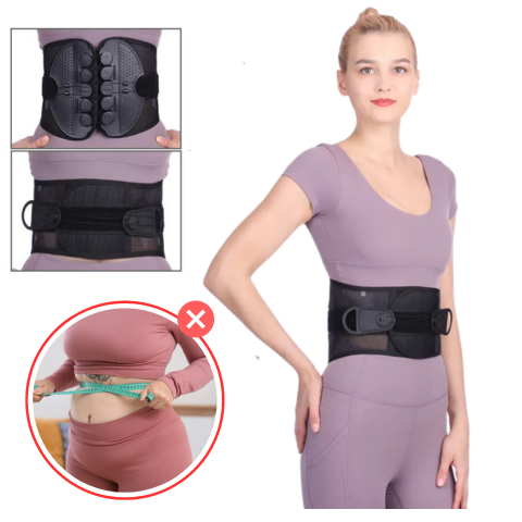 WaistSupport™ ReliefPro Adjustable Dual-Pulley Back Pain Support Belt