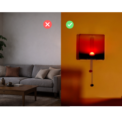 SunSconce™ AuraRise - Interactive Solar-Inspired Wall Light Sculpture