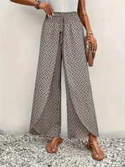 Positano Print Wide Leg Pants