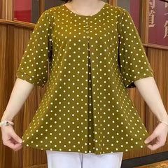 Pin-Dot Polyester Shirt | Regular Fit Casual-To-Formal Top