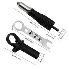 Rapid-Set Drill Fastener Adapter Kit | Alloy Steel Tool With 120 Blind Fasteners