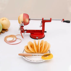 RapidTurn Apple Prep Station | Manual Peeler, Corer & Spiral Slicer