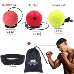 ReflexStrike Head-Mounted Boxing Ball Trainer