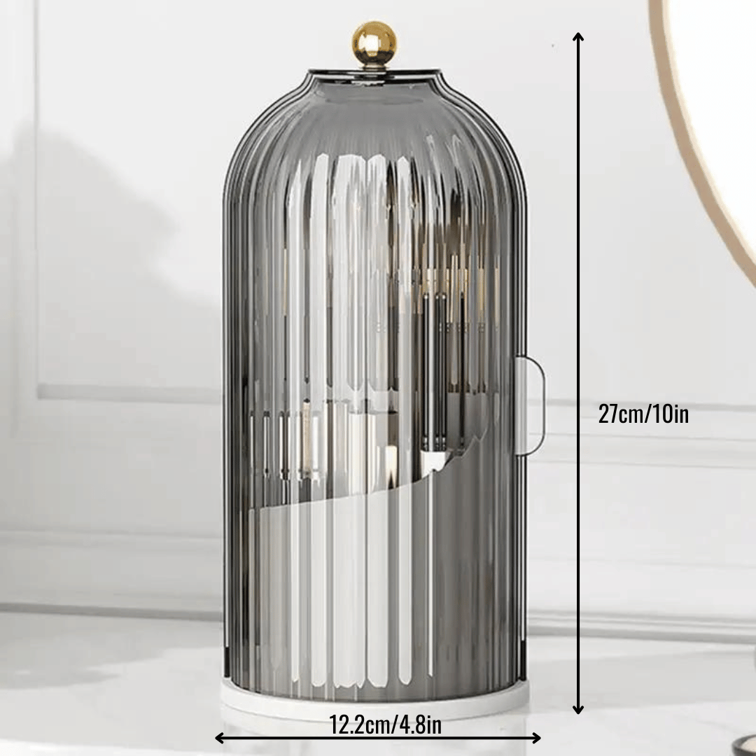 Elegant 360° Rotating Makeup Organizer dylinoshop