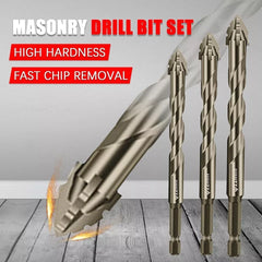 Revolutionize Your Drilling with the Four-Blade Serrated Eccentric Dry Drill Bit!