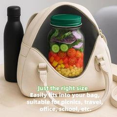 Savor Salad Pod | Leakproof Food Storage Container for Fresh Fruits and Vegetables