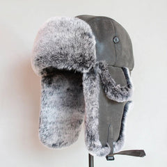 Siberian Trooper Winter Hat | Plush Synthetic Fur, Ear Flap Design