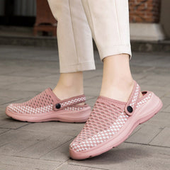 Solace Mesh Clogs | Breathable Slip-On Footwear With Convertible Heel Strap