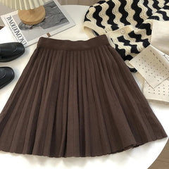 Tatra Knit Pleated Mini Skirt