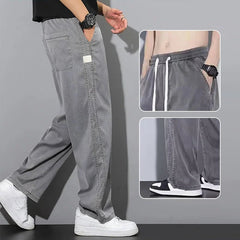 Tivra Lightweight Wide-Leg Pants | Elastic Waist, Side Pockets & Easy-Care Summer Fit