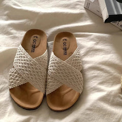 Trailhead Woven Cork Slides