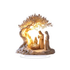 Tree of Life Acrylic Wall Art Decor – Modern Home Decor for Living Room or Office, Symbol of Growth and Resilience
