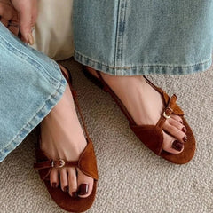 Veridia Flat Open-Toe Sandals